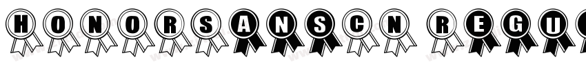 HONORSansCN Regular字体转换 HONORSansCN Regular字体转换